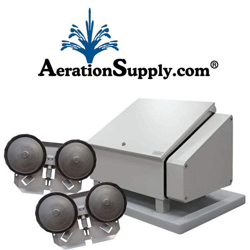 Aeration Supply VTX-2 Premium Lake & Pond Aeration System [For 3 to 4 Surface Acres]