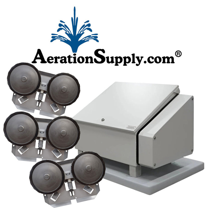 Aeration Supply VTX-3 Premium Lake & Pond Aeration System [For 4 to 5 Surface Acres]