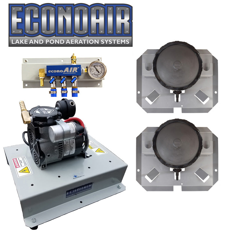 ECONOAIR-200 [1/3hp] Non Cabinet Pond and Lake Aerator [For .5 to 1.5 Surface Acres]