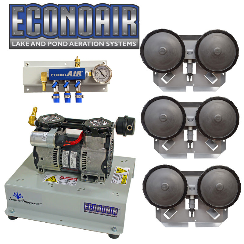 ECONOAIR-300 [1/2hp] Non Cabinet Pond and Lake Aerator [For 2 to 4 Surface Acres]